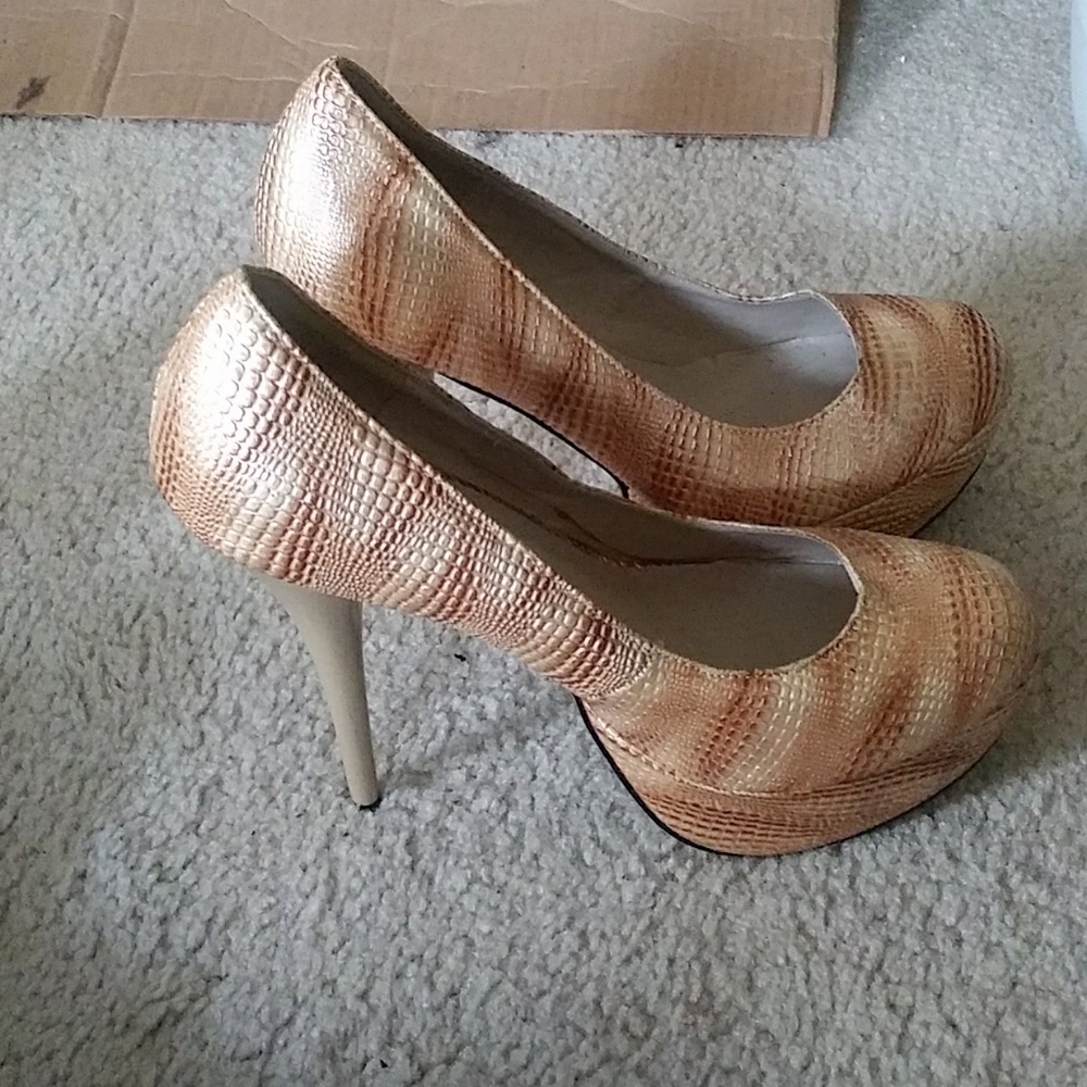 Unsensored Snakeskin Heels